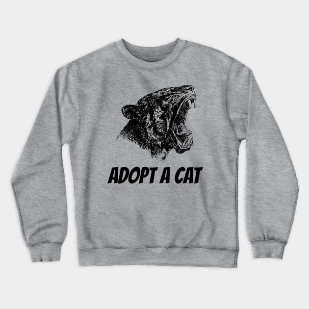 Adopt A Cat 10 Crewneck Sweatshirt by ahmadzakiramadhan